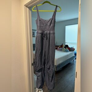 FP Movement by Free People Slate Blue Jumpsuit Romper